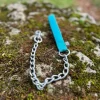 Laisse courte bleue