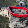 Collier cuir rouge M