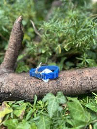 Collier bleu 18-27cm
