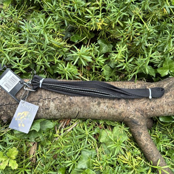 Laisse noire Doogy 120cm