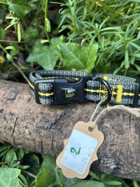 Collier gris et jaune 23-34cm