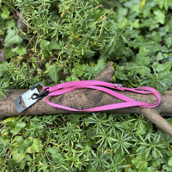 Laisse rose Martin Sellier 120cm