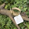 Collier Biothane Die Golden Perle24-33cm