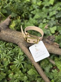 Collier Biothane Die Golden Perle24-33cm
