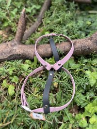 Harnais rose et noir