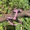 Harnais XS/S avec laisse rose