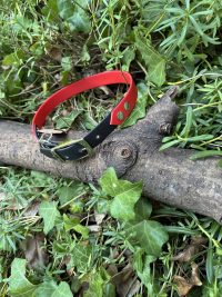 Collier rouge et noir 43-49cm