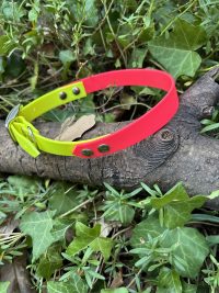Collier rouge et jaune 41-46cm