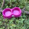 Gamelle double rose 12cm