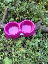 Gamelle double rose 12cm