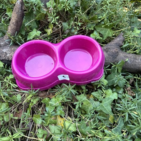 Gamelle double rose 12cm