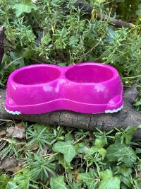 Gamelle double rose 12cm