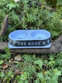 Gamelle double pattes de chiens