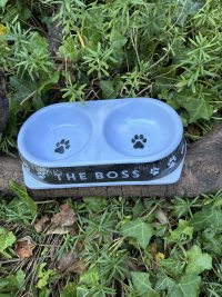 Gamelle double pattes de chiens