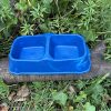Gamelle plastique bleue