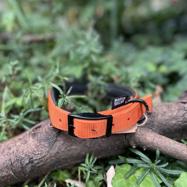 Collier orange 44-52cm