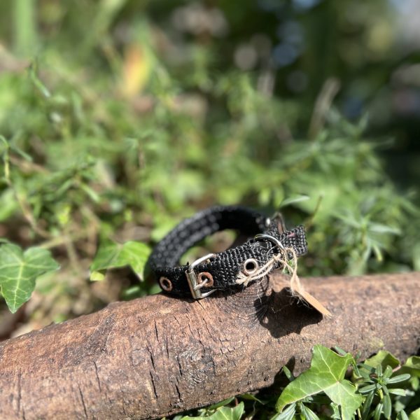 Collier tissu noir