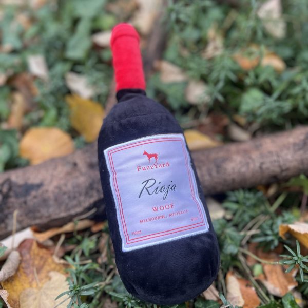 Peluche bouteille de vin Fuzzyard