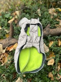 Manteau gris dos 37cm